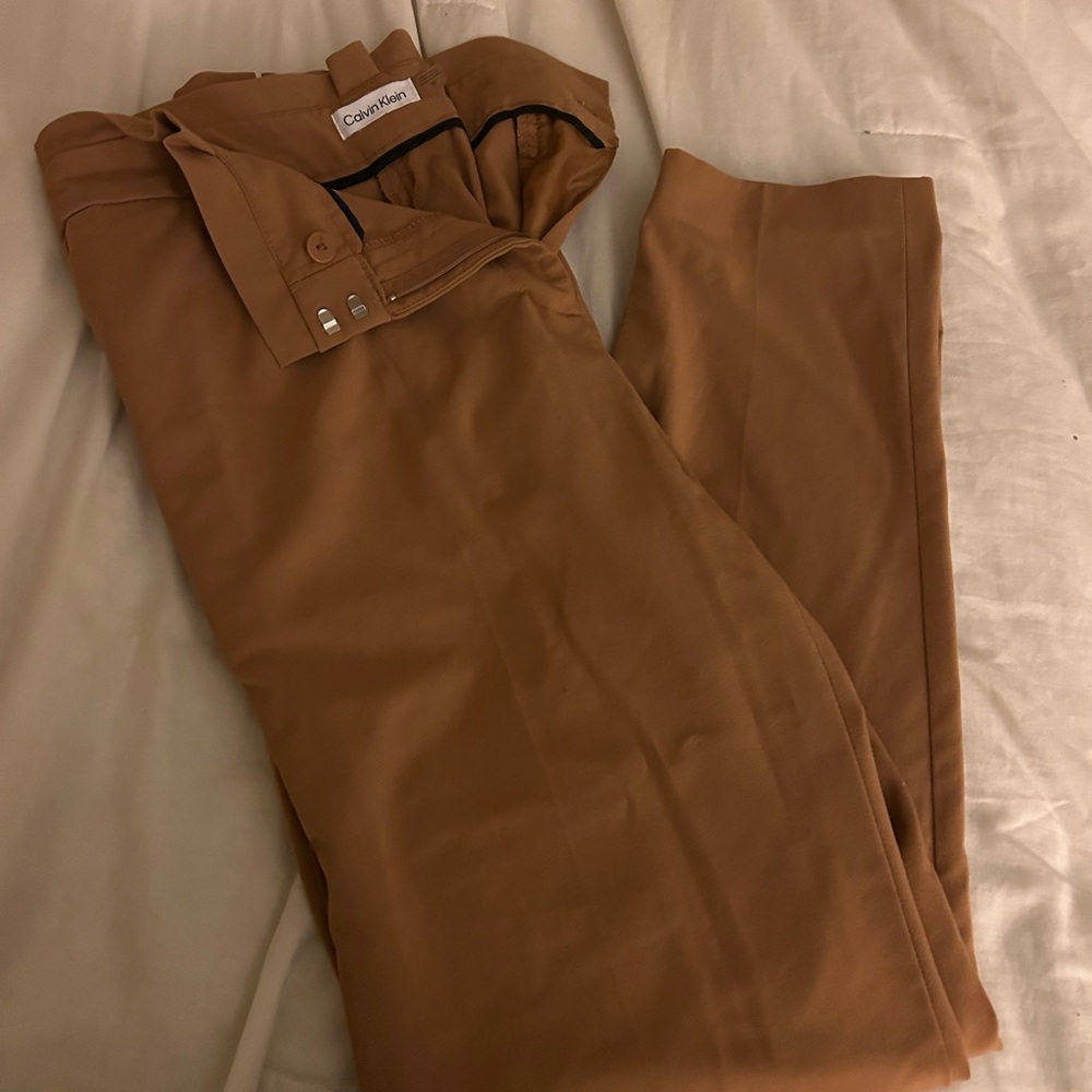 Calvin Klein Tan Trousers